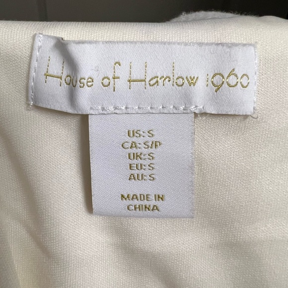 House of Harlow 1960 Cream Crochet Midi Skirt - Size Small - Picture 2 of 8